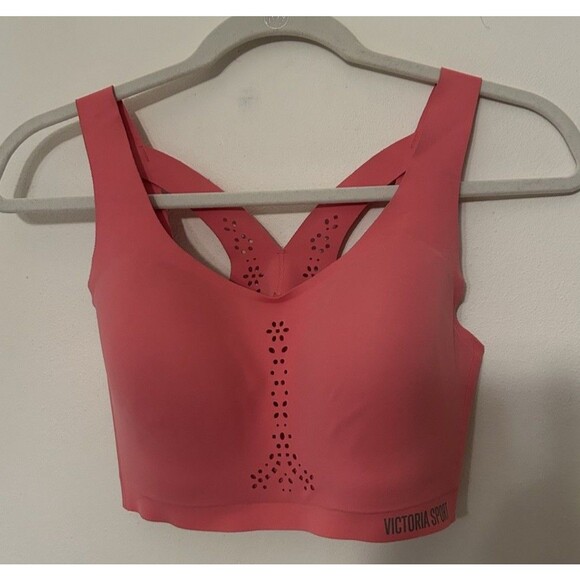 VICTORIA'S SECRET SPORT Angel Max Sports Bra 32DD Pink  Maximum Adjustable - Picture 1 of 5